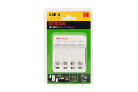 Зарядное для аккумуляторов Кодак C8002B USB (K4АА/ААА)