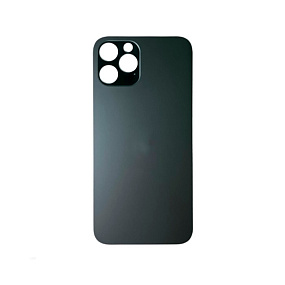 Задняя крышка iPhone 12 Pro Max (стекло) черный orig fabric