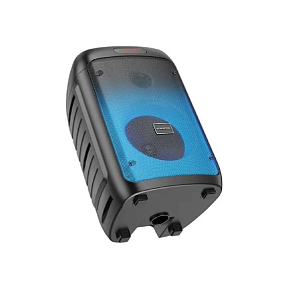 Колонка Borofone BP10 (Bluetooth/MicroSD/USB/FM/AUX/TWS) 20W черная