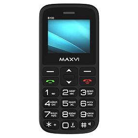 Мобильный телефон Maxvi B100 Black