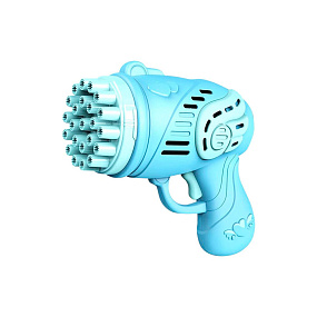 Пистолет для мыльных пузырей Angel bubble gun, голубой