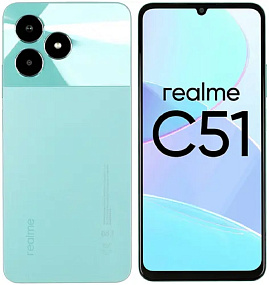 Смартфон Realme C51 4/64Gb зеленый