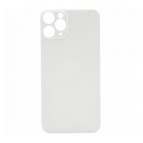 Задняя крышка iPhone 11 Pro Max (стекло) Серебро orig fabric