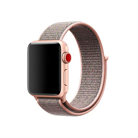 Ремешок Apple Watch Nylon 42mm розовый песок
