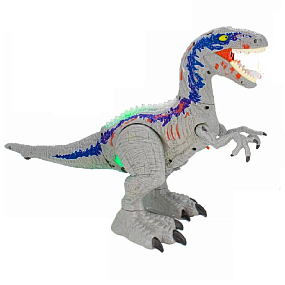 Динозавр на р/у D002-3 серый