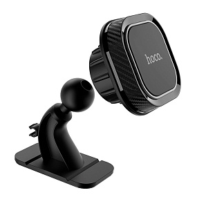 Автодержатель для телефонов Hoco CA53 (магнитный, на панель) черный