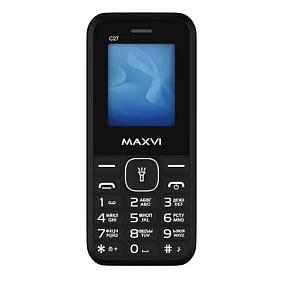 Мобильный телефон Maxvi C27 Black 