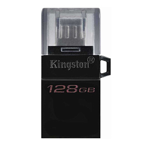 128Gb Kingston Data Traveler microDuo G2 USB 3.0/3.2 + microUSB черная