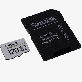 MicroSD 128Gb SmartBuy 10 UHS-I U3 V30 A1 90/55Mb/s +SD adapter