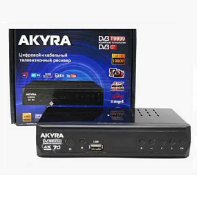Ресивер эфирный цифровой DVB-T2 Akyra T9999