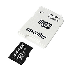 MicroSD 128Gb SmartBuy Class 10 Pro U3 70/90Mb/s +SD adapter