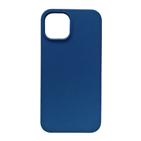Кейс iPhone 15 Silicone Case без логотипа (№020) синий