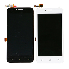 Дисплей для телефона Lenovo Vibe B (A2016) в сборе с тачскрином Белый