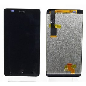 Дисплей для телефона HTC Desire 400 Dual в сборе с тачскрином Черный