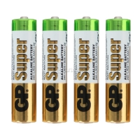 Батарейка ААА GP LR3 4P Super 4/96/384 1шт