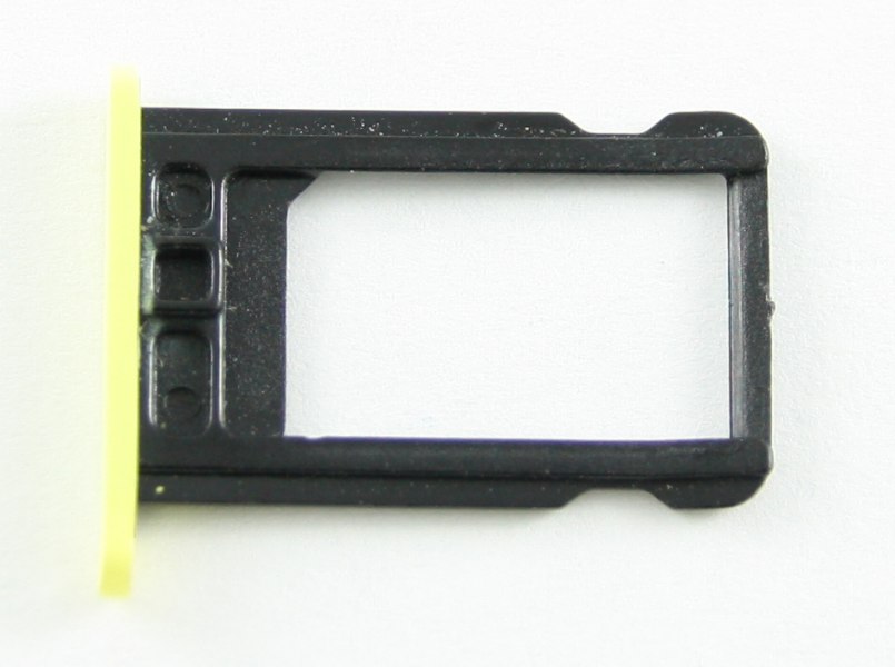 Контейнер SIM iPhone 5C Желтый