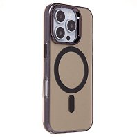 Кейс iPhone 16 Pro силикон SafeMag SM025 черный