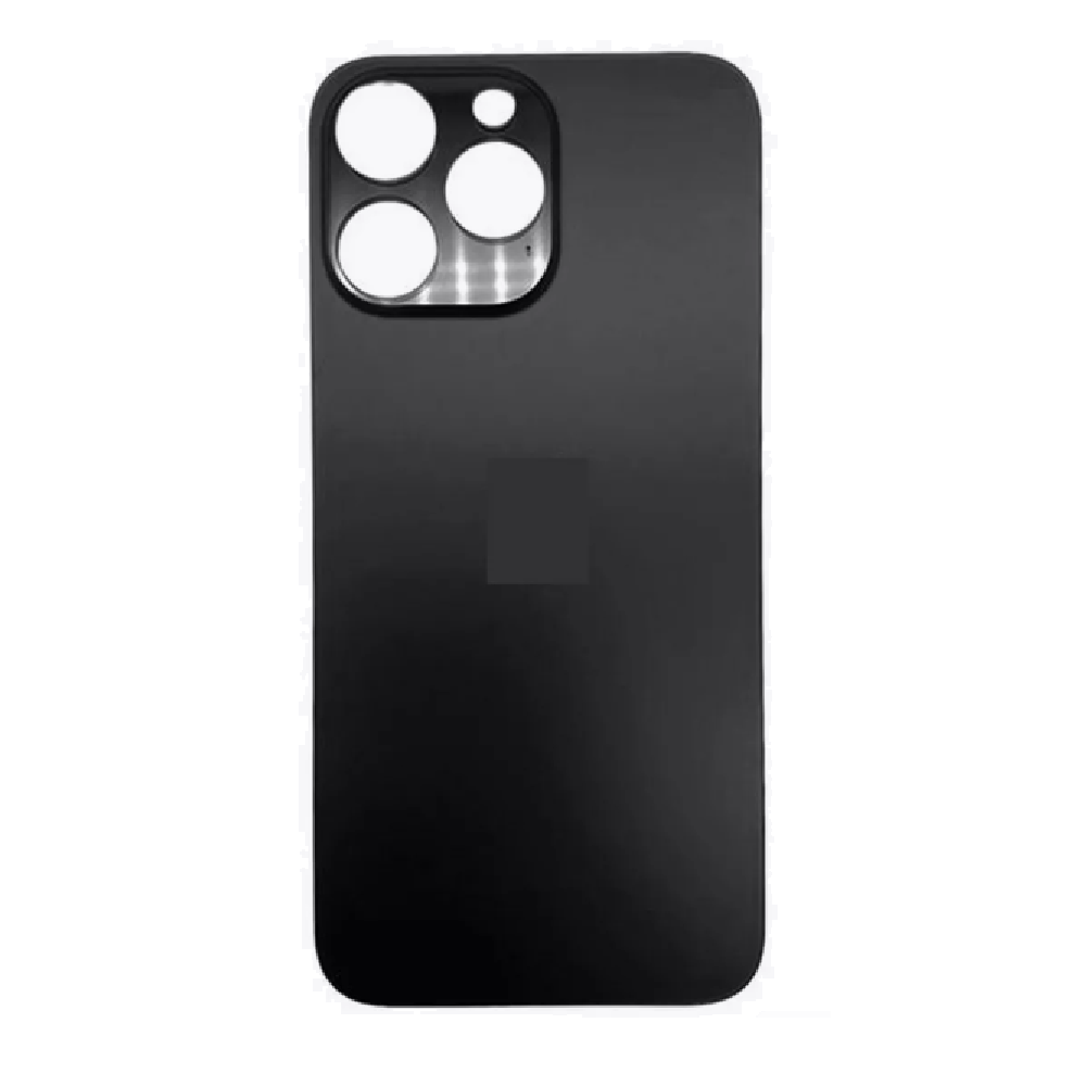 Задняя крышка iPhone 14 Pro Max (стекло) черный - Премиум