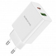 СЗУ-USB Borofone BA56A 1 выход 1Type-C 3А PD20W+QC3.0 белый