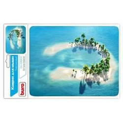 Коврик для мыши Buro пластиковый остров 80х230мм