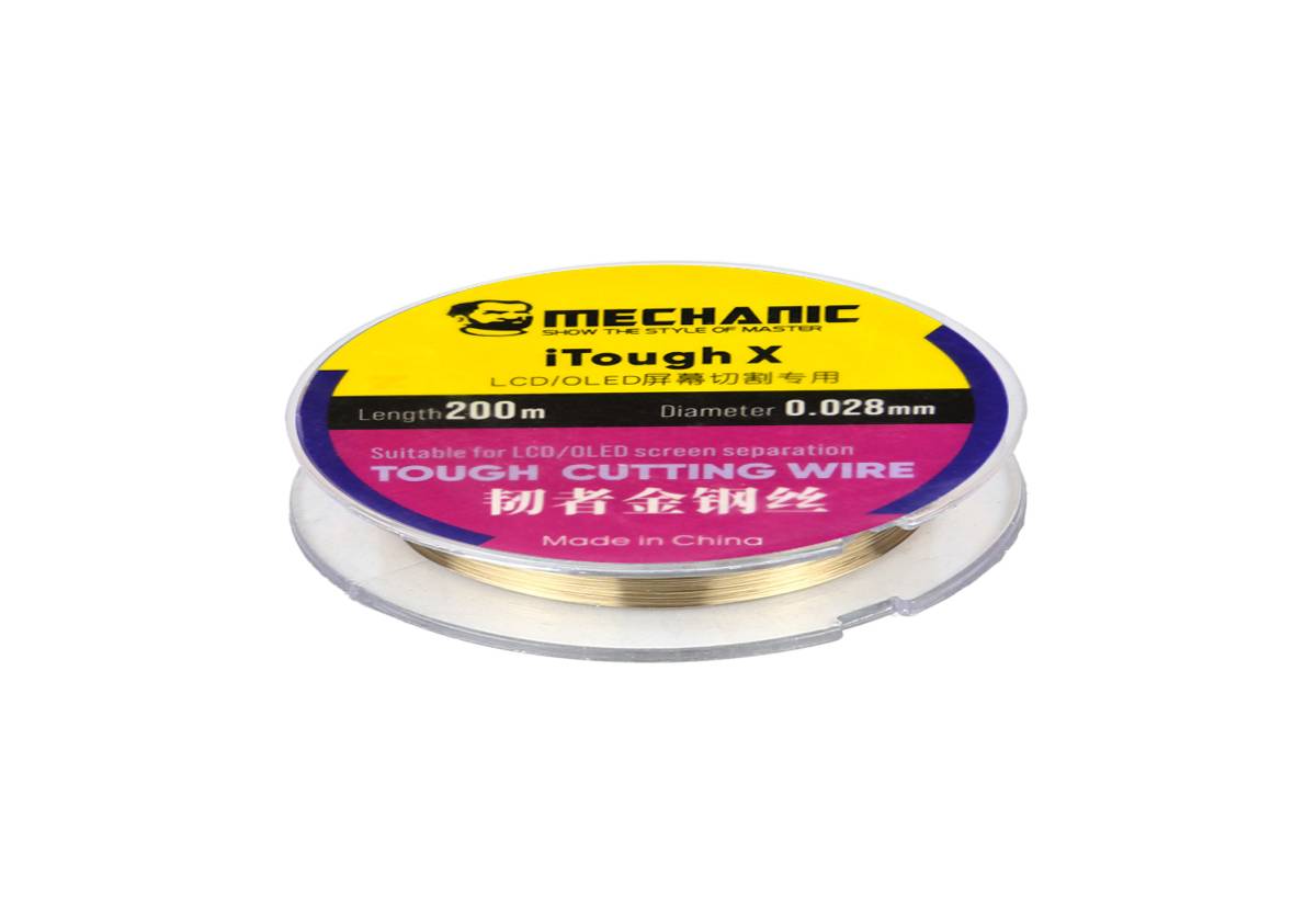 Струна для разделения дисплейных модулей Mechanic iTough X/iLine X (0,028 мм, 200 м)