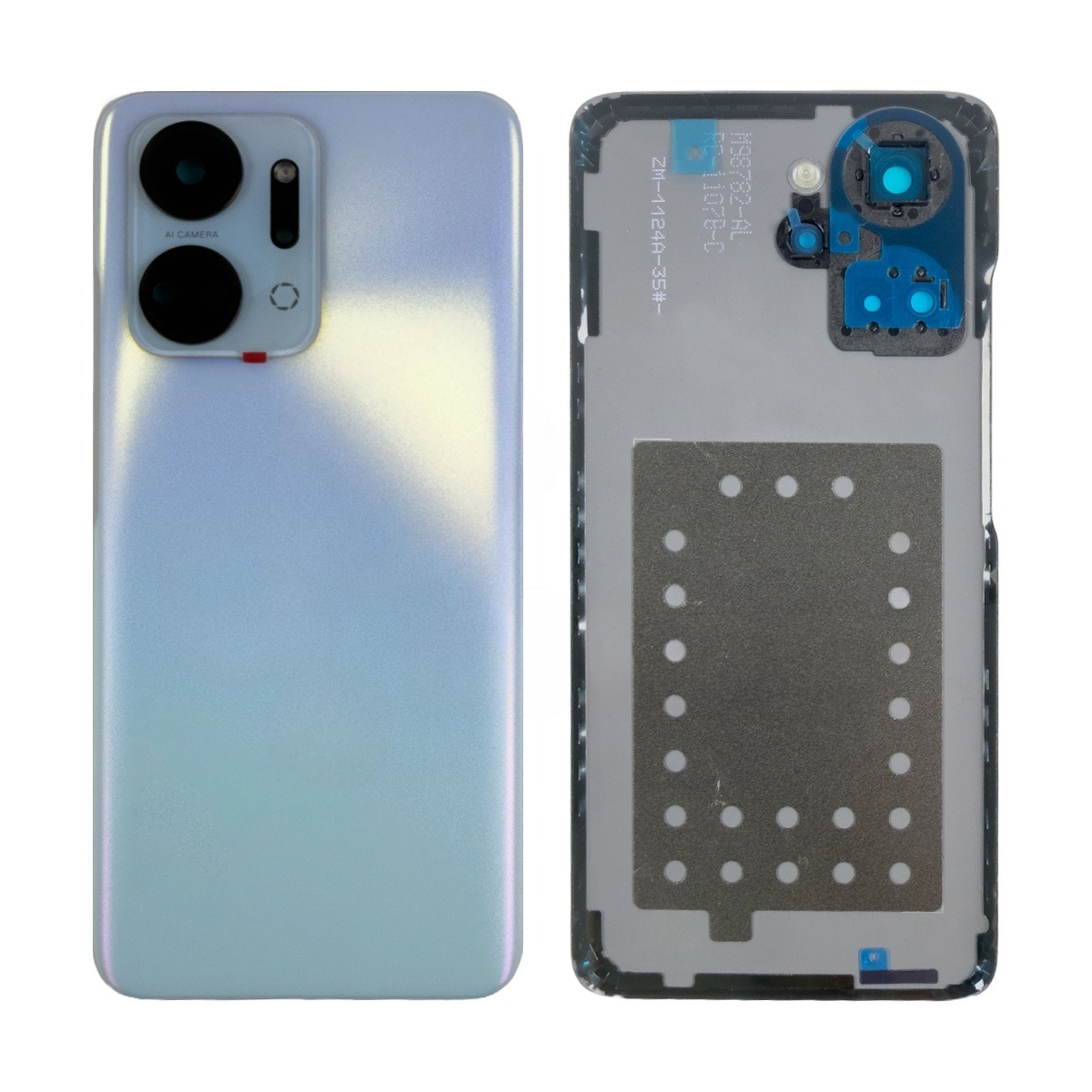 Корпус для телефона Huawei Honor X7a/X7a Plus (RKY-LX1) Задняя крышка Серебро - Премиум