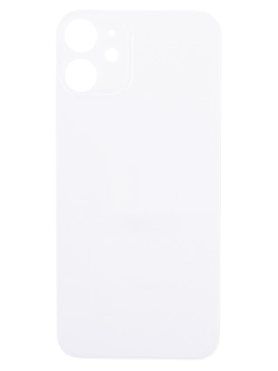 Задняя крышка iPhone 12 mini (стекло) белый - Премиум