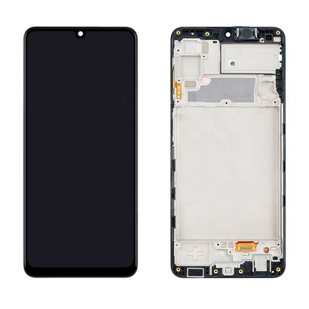Дисплей для телефона Samsung A225F (A22) модуль Черный - Оригинал