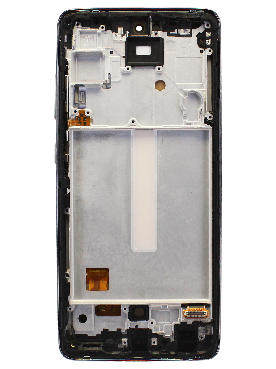 Дисплей для телефона Samsung A525F/A526B/A528B (A52) модуль Черный - (OLED) (Full Size)