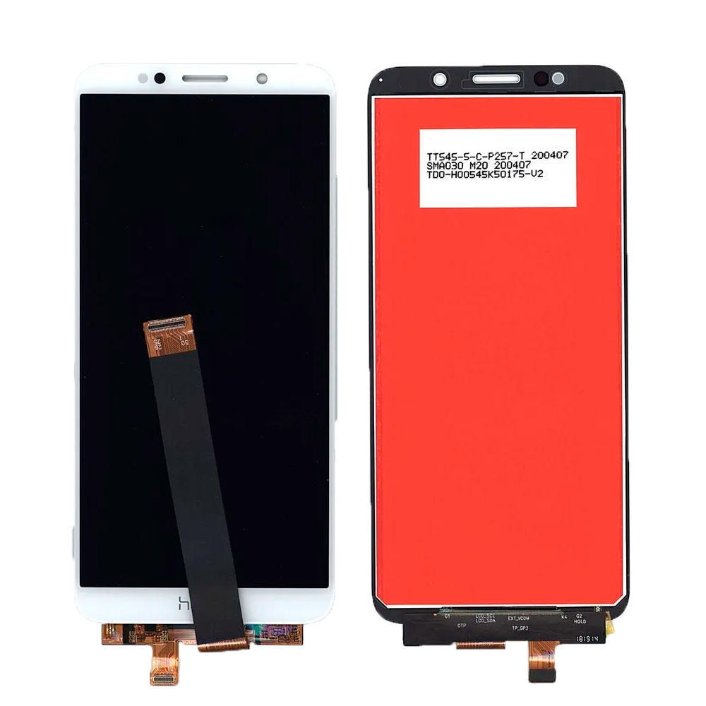Дисплей для телефона Huawei Honor 7A/Y5 2018/Y5 Prime 2018/Y5 Lite 2018 в сборе с тачскрином Белый