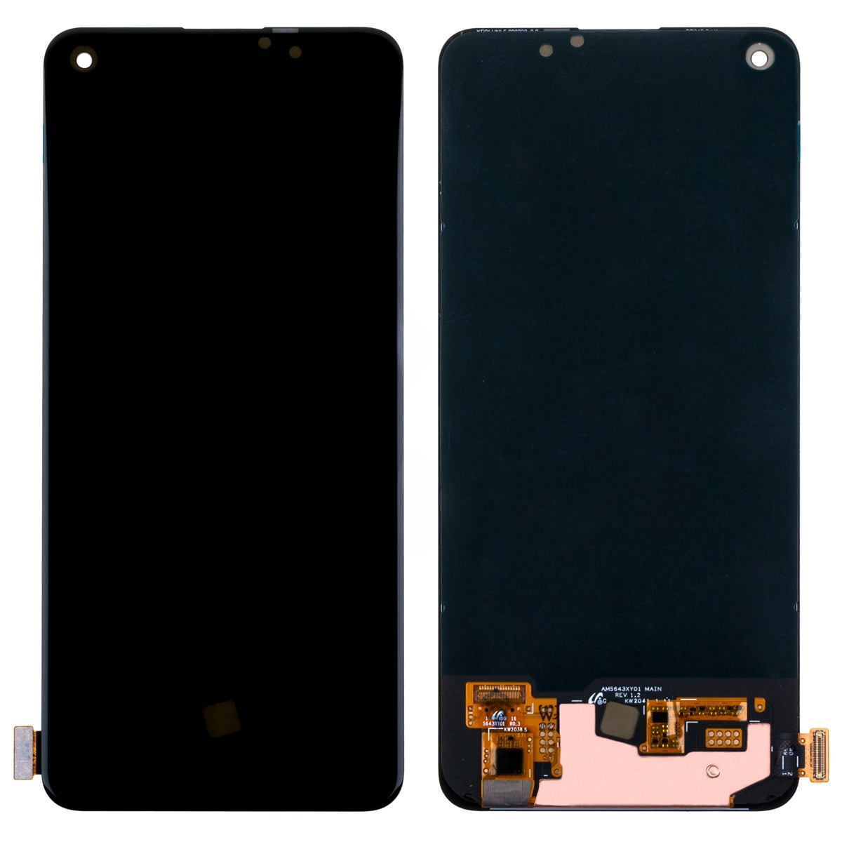 Дисплей для телефона Realme 8 4G (RMX3085) в сборе с тачскрином Черный - (OLED)