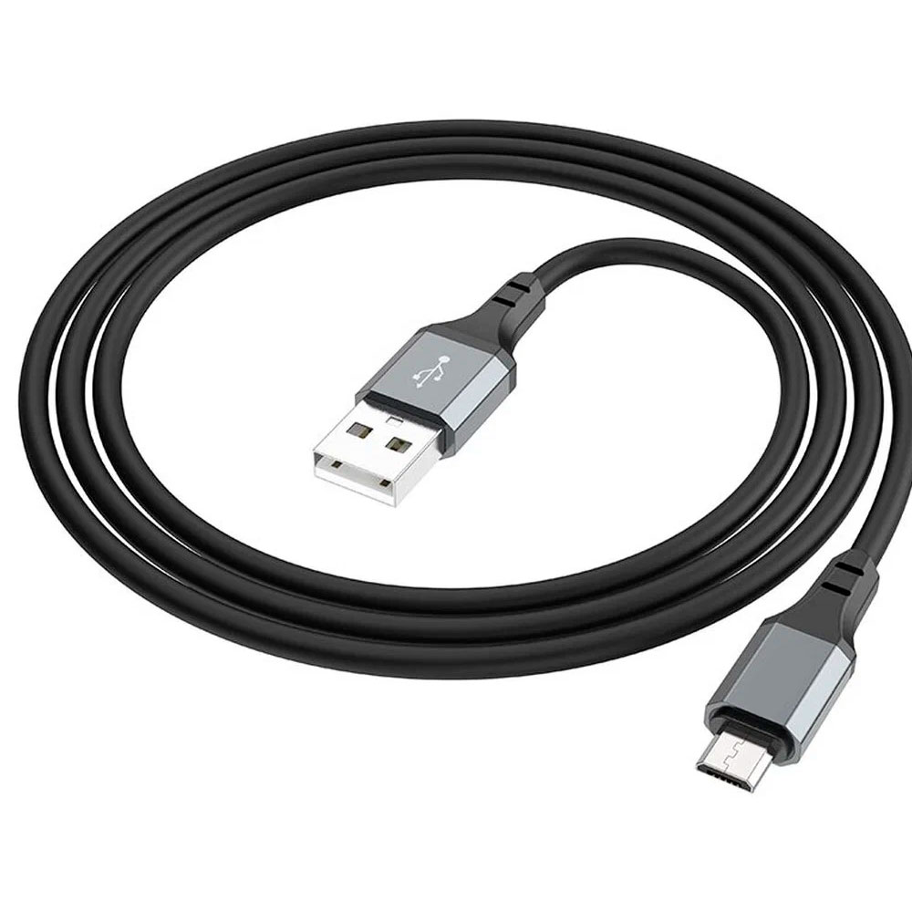 Дата кабель micro USB - USB Kouvolsen X86 3A черный