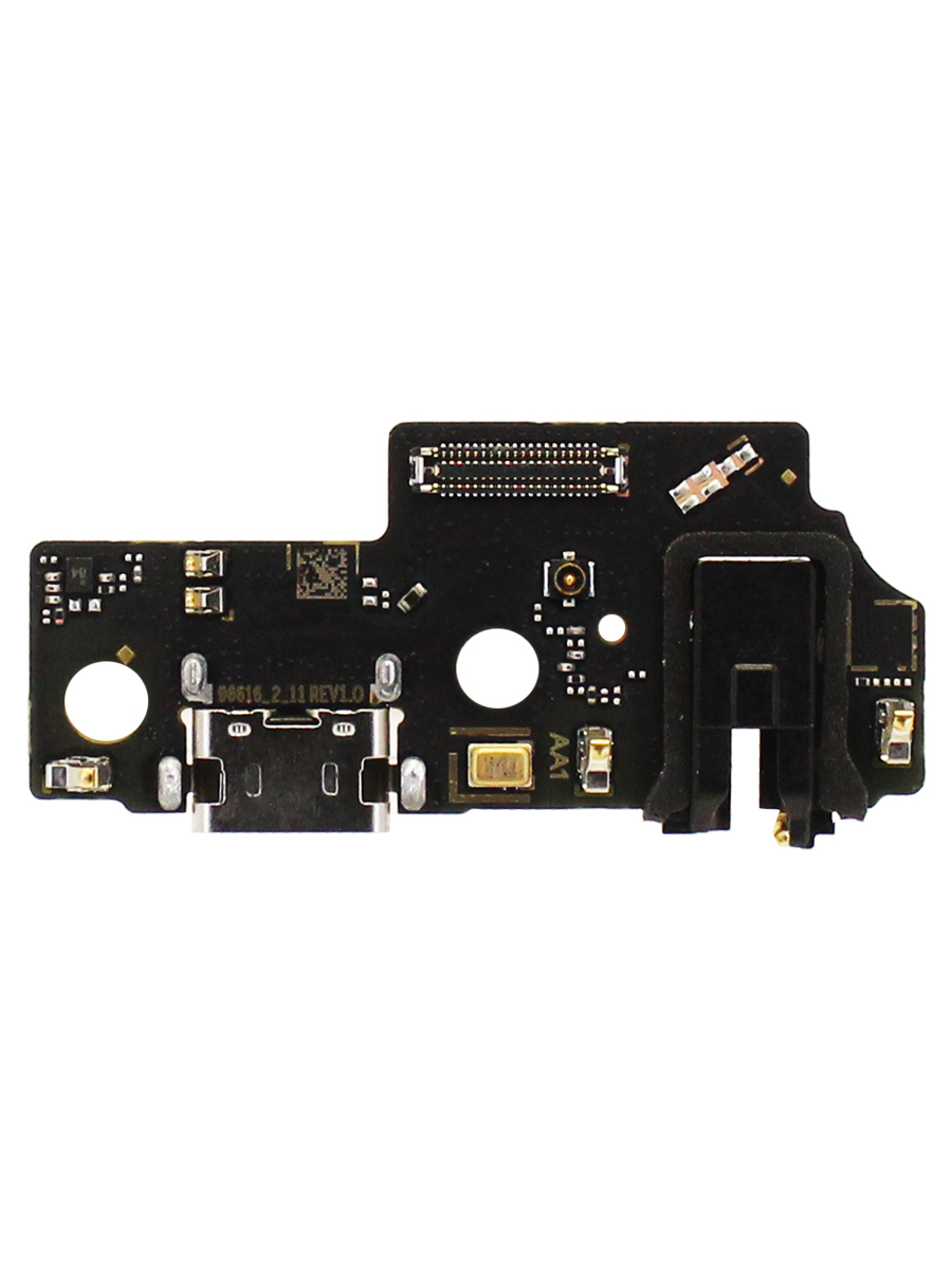 Шлейф Samsung A045F (A04) плата системный разъем/разъем гарнитуры/микрофон - Премиум