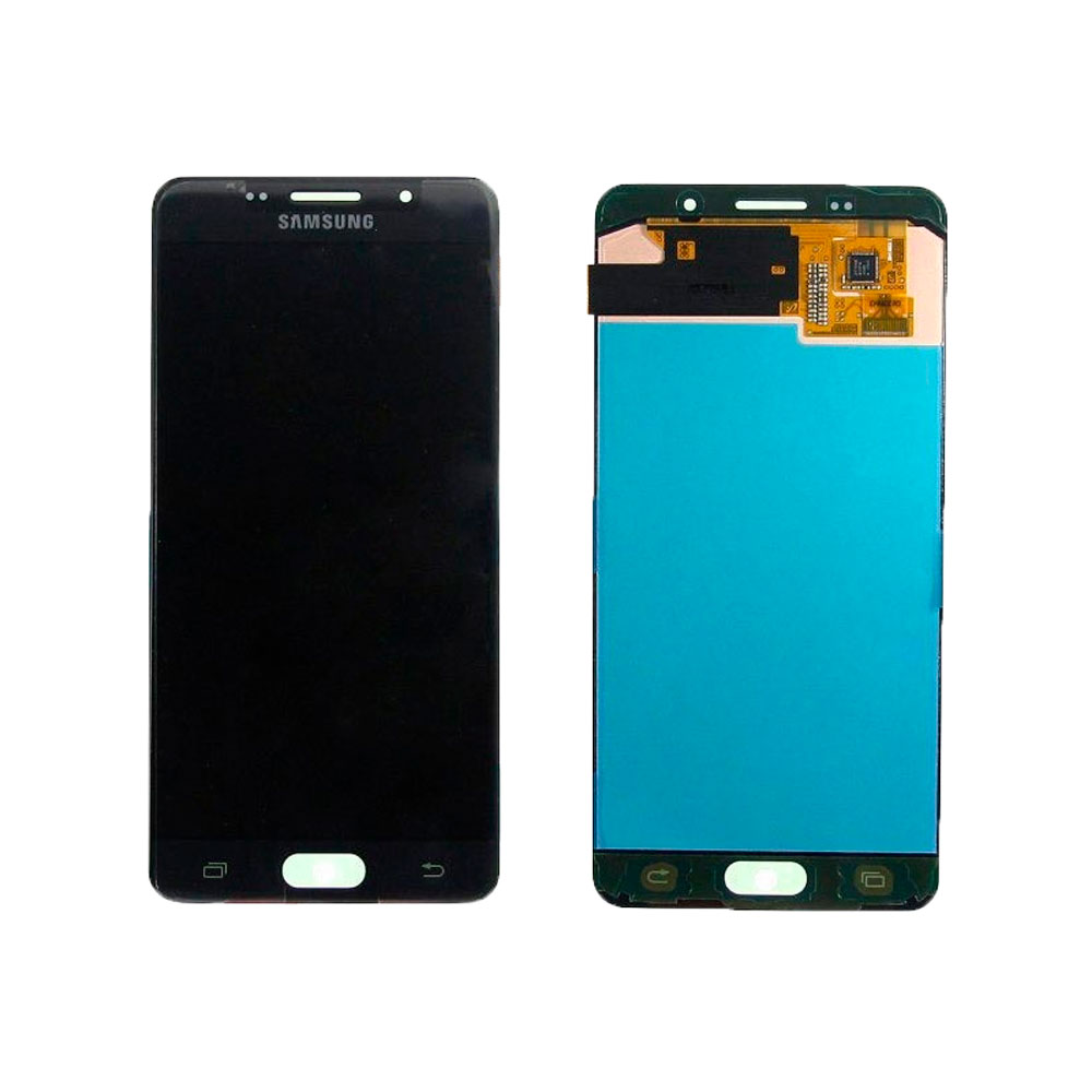 Дисплей для телефона Samsung A510F/A5 (2016) в сборе с тачскрином Черный - AAA (AMOLED)
