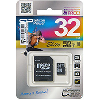 MicroSD 32Gb Silicon Power Class 10 Elite UHS-I 85/15Mb/s +SD adapter