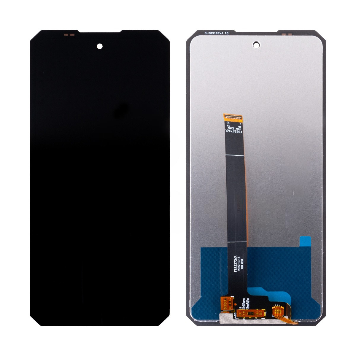 Дисплей для телефона Oukitel WP21/WP21 Ultra в сборе с тачскрином Черный