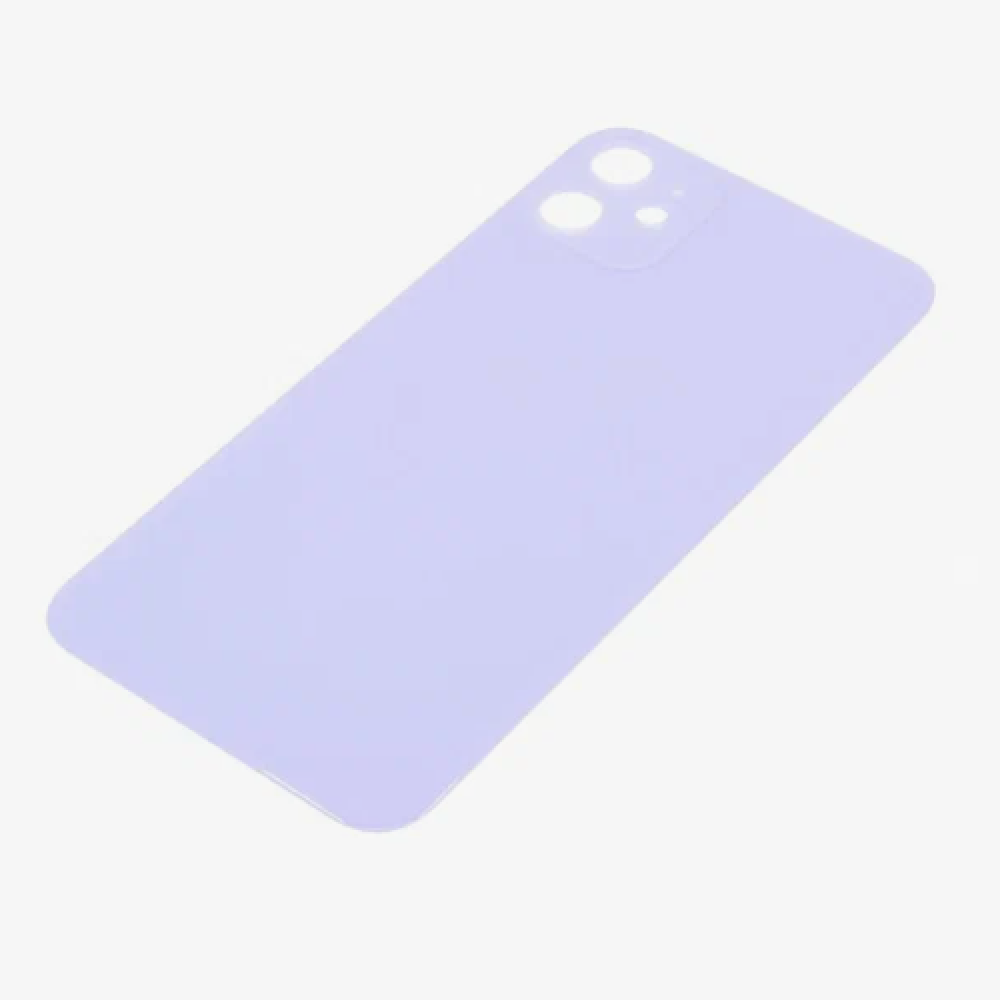 Задняя крышка iPhone 11 (стекло) фиолетовый - Премиум