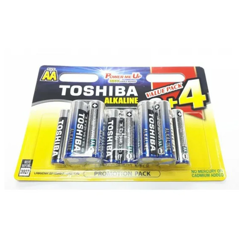 Батарейка АА Toshiba LR6 12BL 12/72/288 1шт