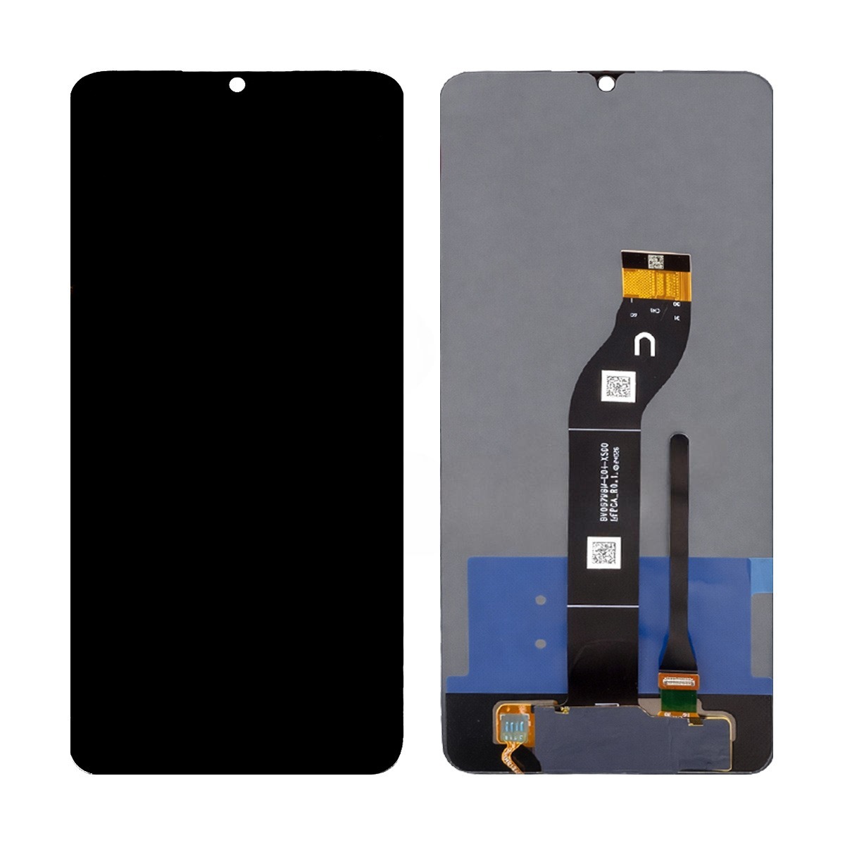 Дисплей для телефона Xiaomi Redmi 13C 4G (23100RN82L) в сборе с тачскрином Черный - Оригинал 100