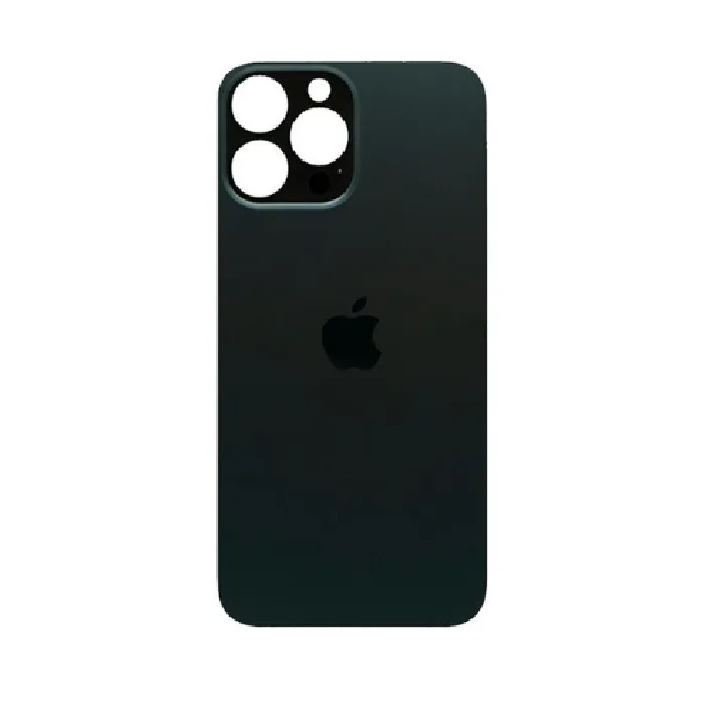 Задняя крышка iPhone 13 Pro Max (стекло) черный - Премиум