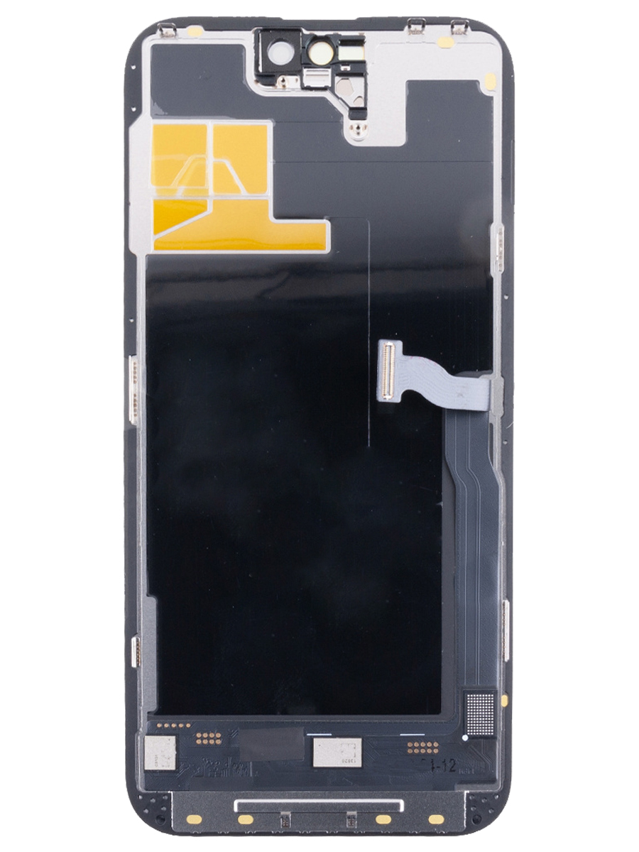Дисплей для телефона iPhone 14 Pro Max в сборе Черный - (Hard OLED/Full HD) (площадка под IC)