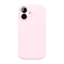 Кейс iPhone 17 Silicone Case без логотипа розовый