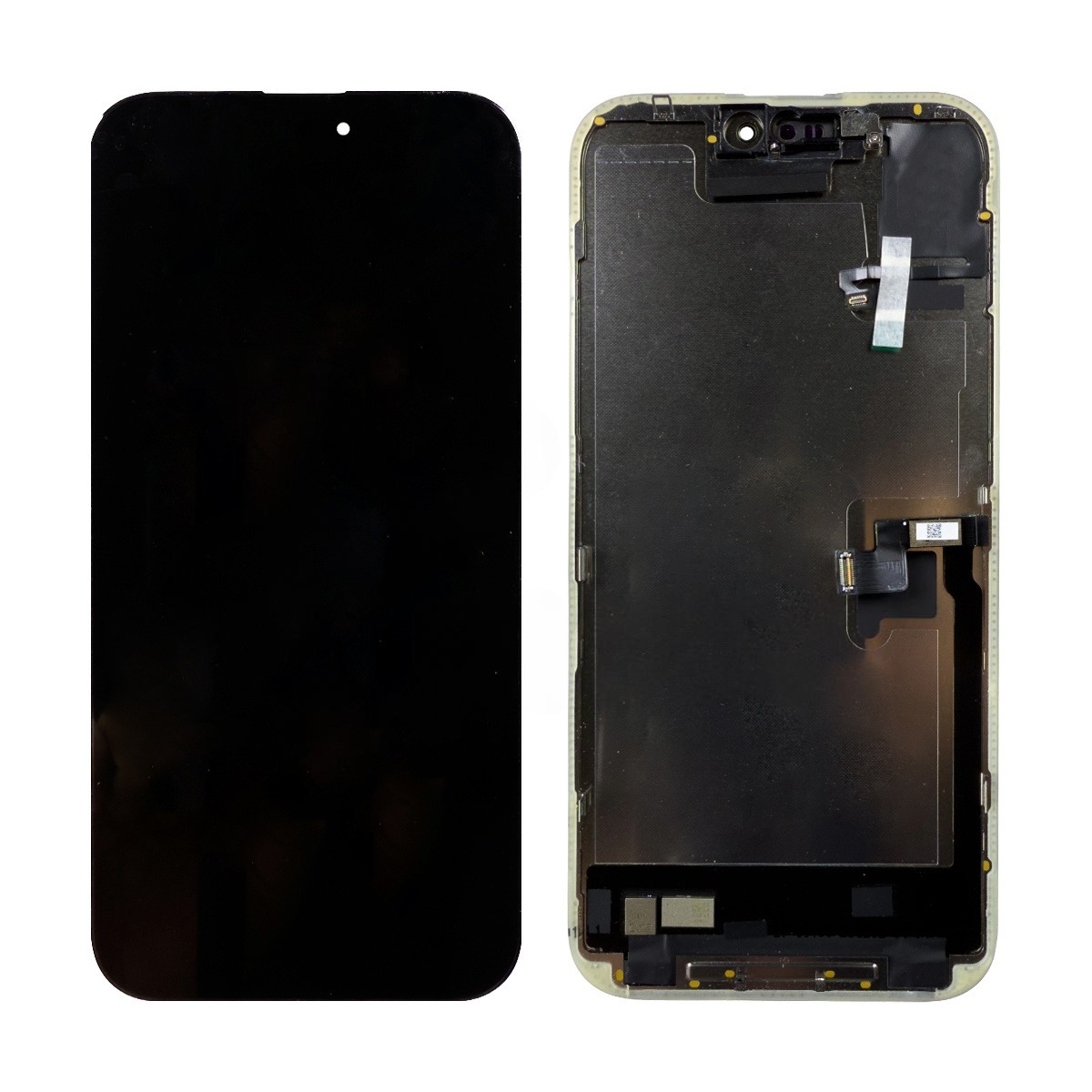 Дисплей для телефона iPhone 16 Pro Max в сборе Черный - (Soft OLED, Full HD, 120 Гц) (с верификацией