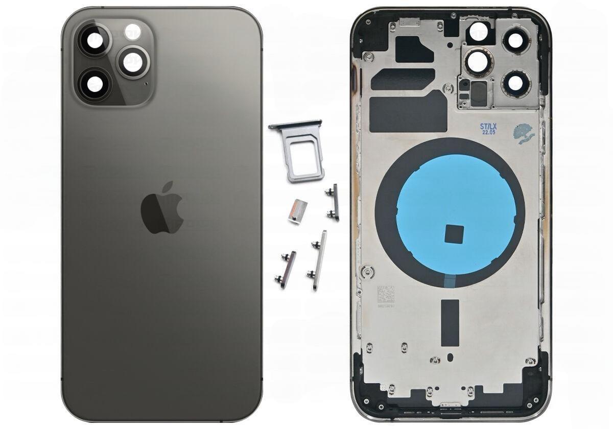 Корпус iPhone 12 Pro Max черный orig fabric