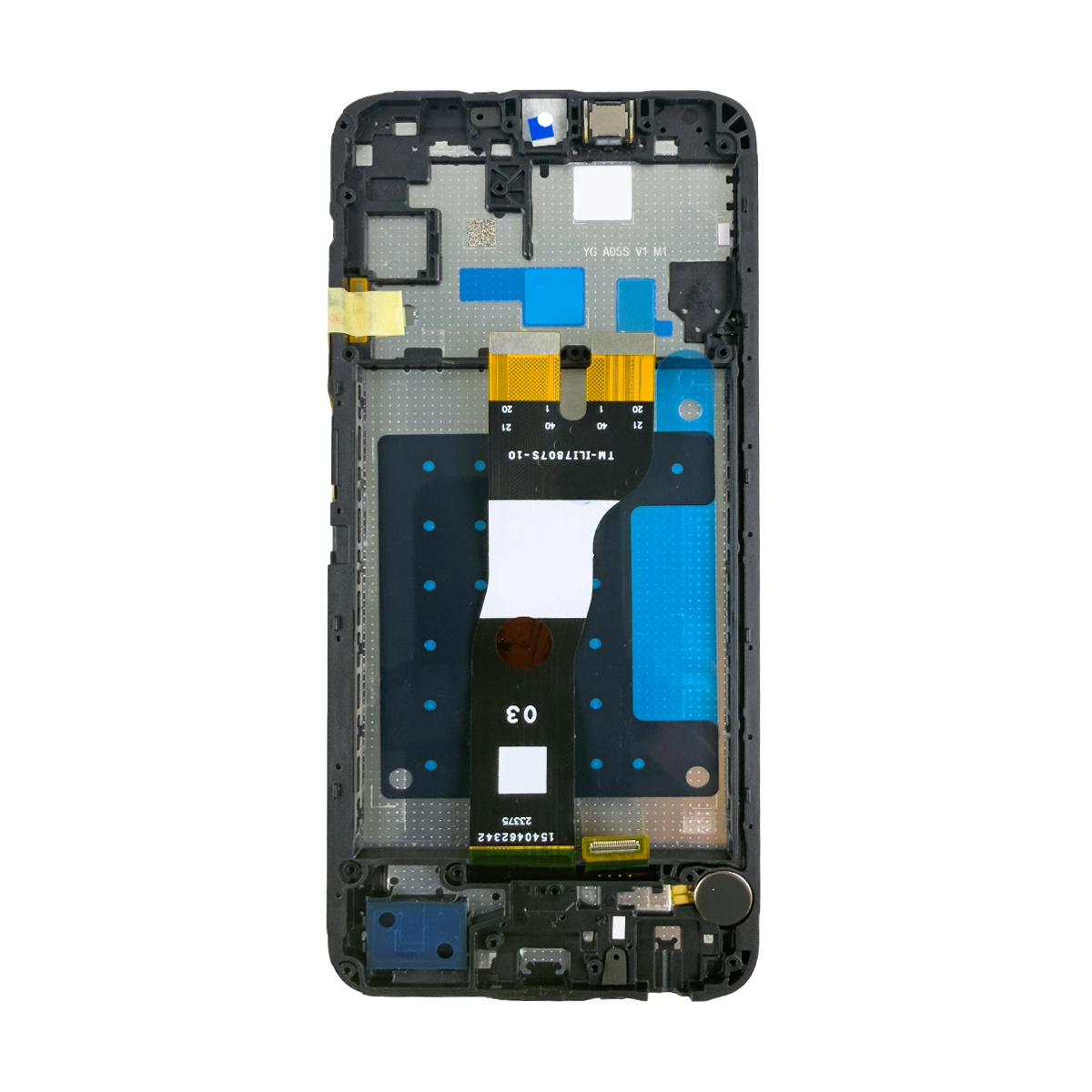 Дисплей для телефона Samsung A057F (A05s) модуль Черный - Оригинал - Восстановленный