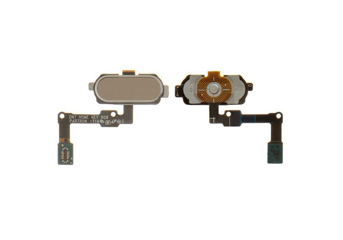 Шлейф Samsung G570F (J5 Prime) на кнопку HOME в сборе Золото