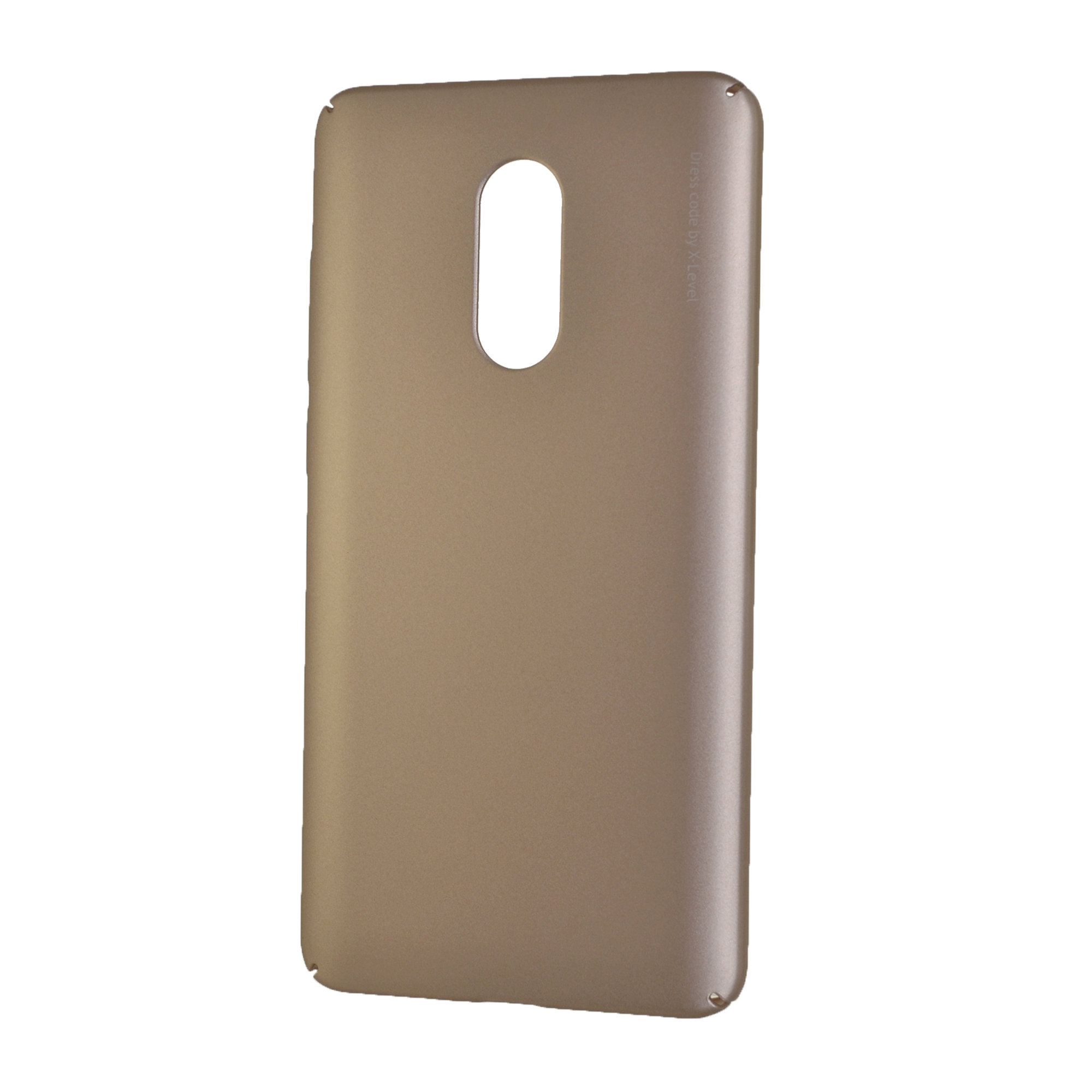 Задняя накладка Xiaomi Redmi Note 4x пластик X-Level Knight золото