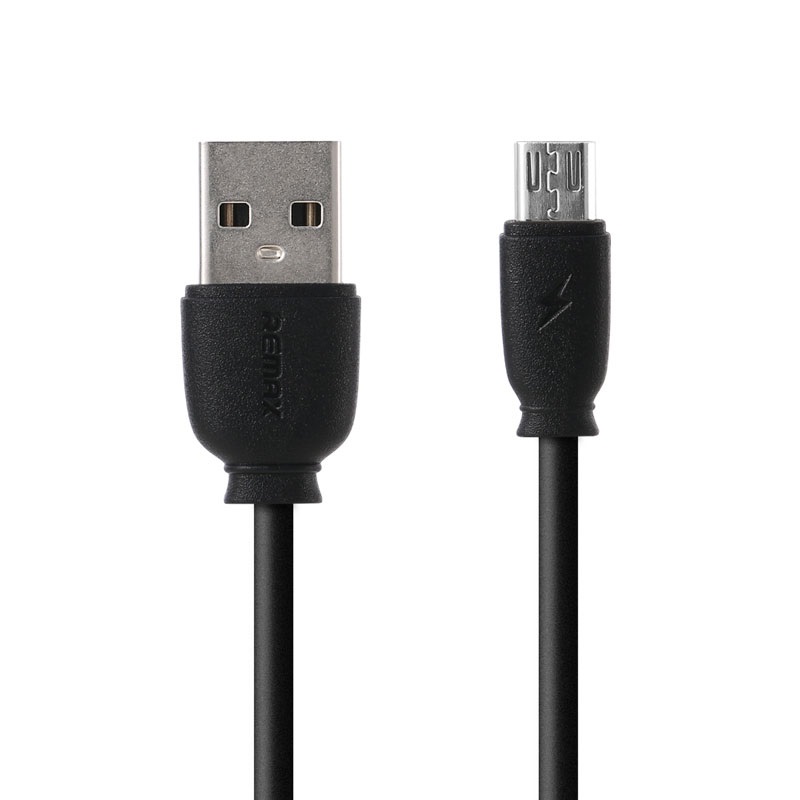Дата кабель micro USB - USB Remax Cable RC-134m 2.1A 1м черный