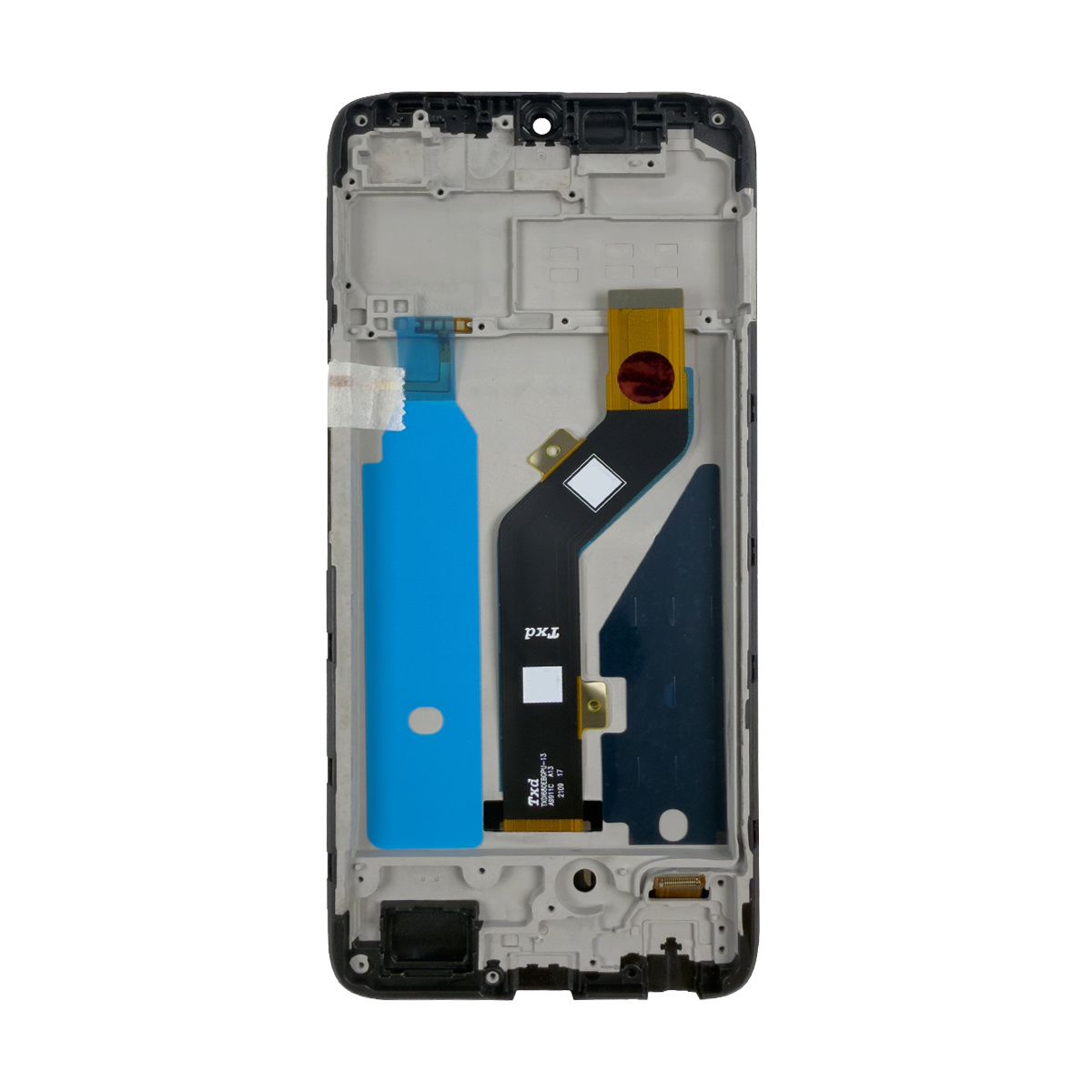 Дисплей для телефона Infinix Smart 6 Plus (X6823C) модуль с рамкой Черный - Оригинал