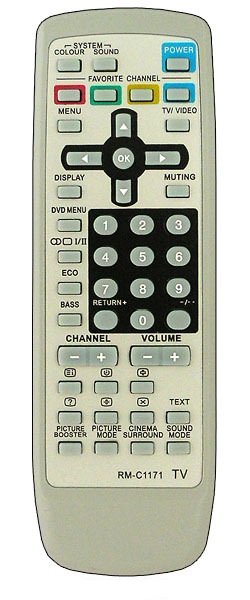 ТВ пульт JVC RM-C1171